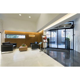 Informations-Display GLASS STAR walnussfarben für 4 Seiten A4 Produktbild 3 S