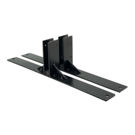 Stahlfüße für Multiboard Kreidetafel, 2 Stück, schwarz lackiert Produktbild