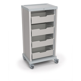 Minibar-Bestückungswagen mit 4 Schubladen | 720 mm x 570 mm H 1400 mm Produktbild