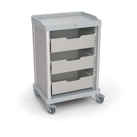 Minibar-Bestückungswagen mit 3 Schubladen | 720 mm x 570 mm H 1100 mm Produktbild
