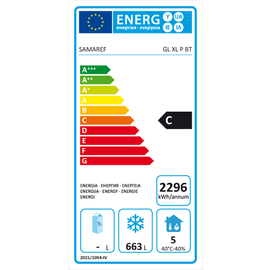 Eiskühlschrank GL XL P BT inkl. 5 Roste à 700 x 700 mm Produktbild 1 L