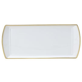 Servierplatte BURNISHED GOLD Bone China 340 mm x 150 mm Produktbild