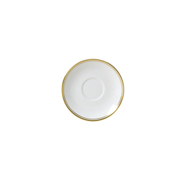 Espresso-Untertasse BURNISHED GOLD | Bone China Ø 120 mm Produktbild
