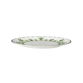 Teller SULTAN`S GARDEN Randmuster Bone China Ø 275 mm weiß | grün Produktbild 1 S