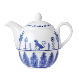 Teekanne SULTAN`S GARDEN BLUE Bone China 46 cl Produktbild