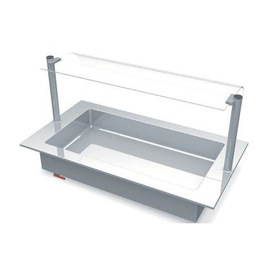 Einbauwanne isoliert mit Hustenschutz | Beckenmaße 646 x 510 x H 150 mm Produktbild
