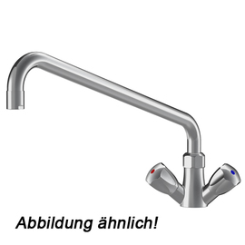 Zweigriffmischer Einloch Standarmatur Ausladung 350 mm | Auslaufhöhe 200 mm Produktbild