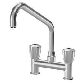 Zweigriffmischer GASTRO Zweiloch A 250 mm Auslaufhöhe 215 mm Produktbild