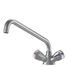 Zweigriffmischer GASTRO Einloch A 300 mm Auslaufhöhe 176 mm Produktbild