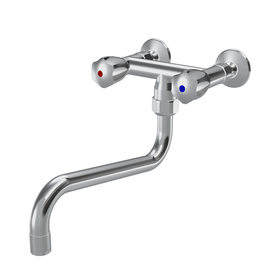 Zweigriffmischer GASTRO Zweiloch Wandarmatur A 300 mm H 188 mm Produktbild