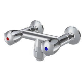 Zweigriffmischer GASTRO Wandarmatur A 83 mm für Schlauchanschluss 3/4" Produktbild