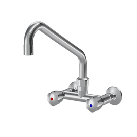 Zweigriffmischer GASTRO Zweiloch Wandarmatur A 300 mm L 383 mm H 284 mm Produktbild