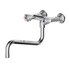 Zweigriffmischer GASTRO Zweiloch Wandarmatur A 300 mm H 125 mm Produktbild