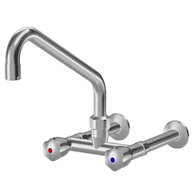 Zweigriffmischer GASTRO Zweiloch Wandarmatur A 300 mm L 503 mm H 284 mm Produktbild