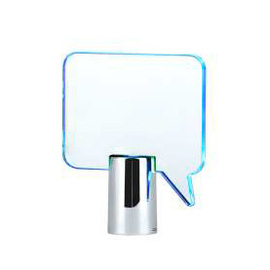 LED-Buffetschild Sprechblase mit Ständer beschriftbar Produktbild