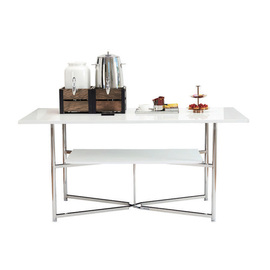 Buffettisch klappbar weiß | rechteckig 1600 mm x 800 mm H 750 mm Produktbild