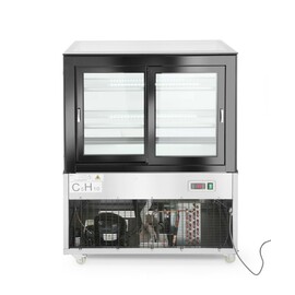 Kühlvitrine mit 2 Regalen | 300L | 230V/480W | 994x677x(H)1230mm Produktbild 3 S