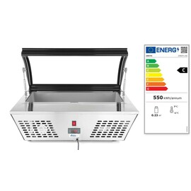 Aufsatz-Salatvitrine | 67L | 230V/105W | 775x615x(H)235mm Produktbild 2 S