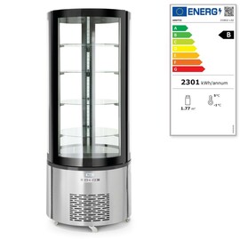 Kuchenvitrine | rund 360L | 360L | 220-240V/460W | Ø680x(H)1755mm Produktbild 2 L