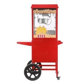 Popcorn-Maschine mit Fahrgestell | Rot | 220-240V/1155W | 940x510x(H)1553mm Produktbild 2 S