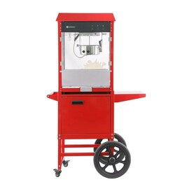 Popcorn-Maschine mit Fahrgestell | Rot | 220-240V/1155W | 940x510x(H)1553mm Produktbild