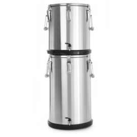 Isolierter tragbarer Behälter - mit Ablasshahn | Profi Line | 20L | Ø330x(H)360mm Produktbild 2 S