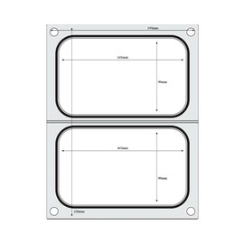 Matrize für Versiegelungsmaschine | zwei Behälter (178x113 mm) Produktbild 2 S