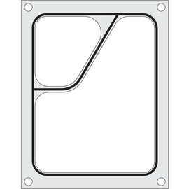 Matrize für Versiegelungsmaschine | ein zweiteiliger Colt-Behälter (227x178 mm) Produktbild