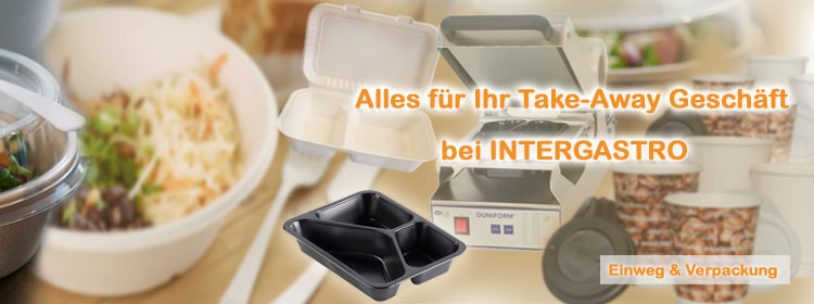 Alles für Ihr Take-Away Geschäft bei INTERGASTRO