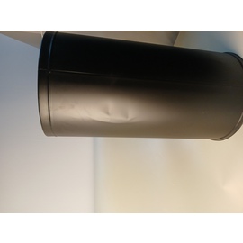 B-WARE | Mülleimer mit Schwingdeckel - Extra groß -, verzinkter Einsatz, Farbe: schwarz, pulverbeschichtet, Maße: Ø 38 cm, Höhe: 73 cm Produktbild 1 S