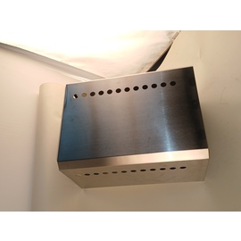 B-WARE | Papierkorb PK-B 40 ltr Edelstahl passend für 40-ltr-Abfallbeutel  L 335 mm  B 255 mm  H 450 mm Produktbild 3 S