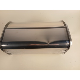 B-WARE | Brotkasten Edelstahl mit Haube 440 mm  x 250 mm  H 170 mm Produktbild 1 S
