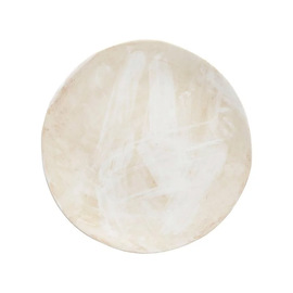 plate flat CLOUD TERRE NO2 stoneware Ø 270 mm white | taupe product photo