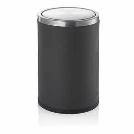 garbage cans 9 ltr dark brown with swing lid product photo
