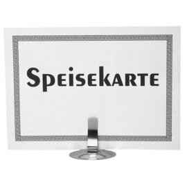 sign holder • stainless steel Ø 55 mm H 45 mm product photo