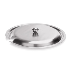 Lid for terrine | Stainless steel | with spoon recess Ø 205 mm product photo