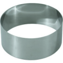 ice cream cake ring stainless steel round Ø 120 mm  H 60 mm product photo