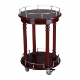 beverage trolley|serving trolley  | 2 shelves  Ø 530 mm  H 860 mm product photo