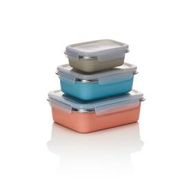 Food boxes 3-part | 0.65 ltr | 1.3 ltr | 2.25 ltr product photo