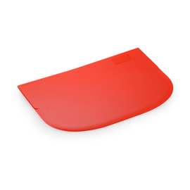 cream scraper | dough scraper PP red | 148 mm x 99 mm product photo