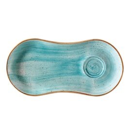set plate AURA AQUA bonna Gourmet oval porcelain 250 mm x 120 mm product photo