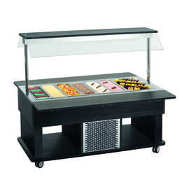 Children's cold buffet trolley Kids K4110-150A anthracite | suitable for 4 x GN 1/1 - 150 mm product photo  S