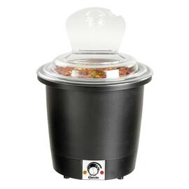 stockpot hinged lid transparent lid 230 volts 450 watts 10 ltr  Ø 330 mm  H 380 mm product photo  S