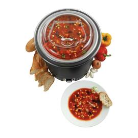 stockpot hinged lid transparent lid 230 volts 450 watts 10 ltr  Ø 330 mm  H 380 mm product photo  S