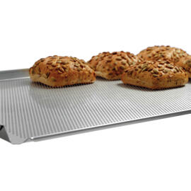 baking sheet baker's standard perforated aluminum 1.5 mm  H 20 mm product photo  S
