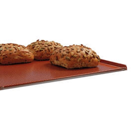 perforated sheet GN 2/3 perforated aluminium 1.5 mm silicone red 4 sides rimmed H 10 mm product photo  S