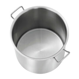 saucepan 25 ltr stainless steel  Ø 320 mm  H 326 mm  | 2 handles product photo  S