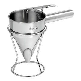 Dough portioner stainless steel with dosing opening Ø 8mm 0.8 ltr | stand product photo  S