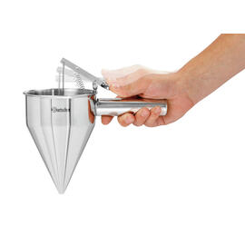 Dough portioner stainless steel with dosing opening Ø 8mm 0.8 ltr | stand product photo  S