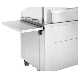 107279 Seitenablage KST3240 Plus, Material: CNS 18/10, inkl. Befestigungsmaterial, Maße: B 700 x T 350 x H 80 mm, Gewicht: 4 kg product photo  S